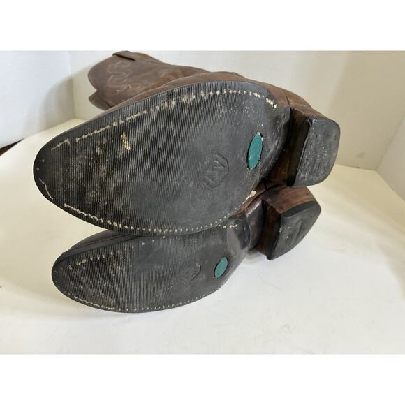 Lucchese Handmade Cowboy Boots – Men’s 11D Chestnut Brown (USA) - Picture 6 of 9